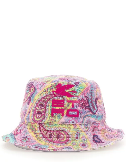 etro bucket hat with logo embossing
