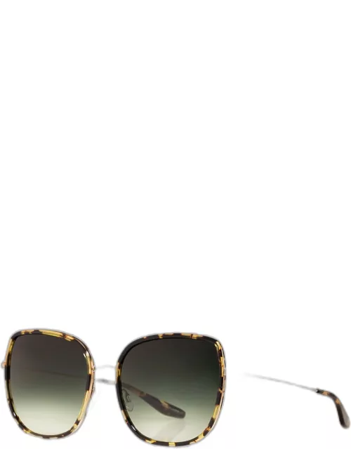 Vega Acetate & Titanium Butterfly Sunglasse