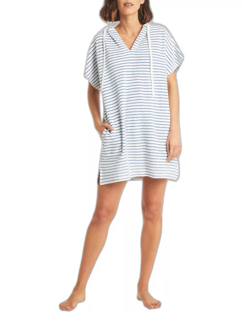 Surf Hooded Terry Coverup Poncho