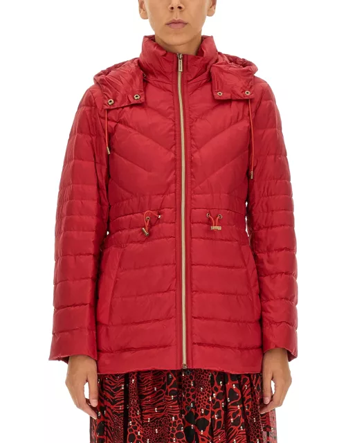 michael by michael kors down jacket with logo