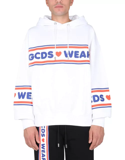 gcds "cute tape" logo sweatshirt