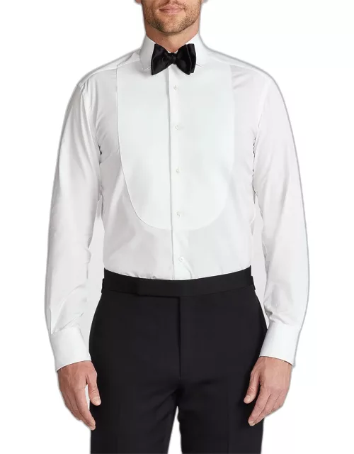 Men's Aston Piqué Bib French Cuff Dress Shirt