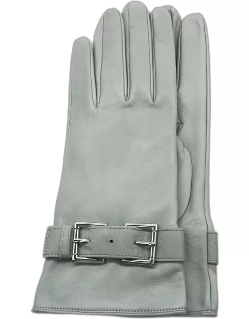 Buckle Leather Glove