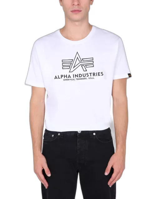 alpha industries t-shirt with embroidered logo