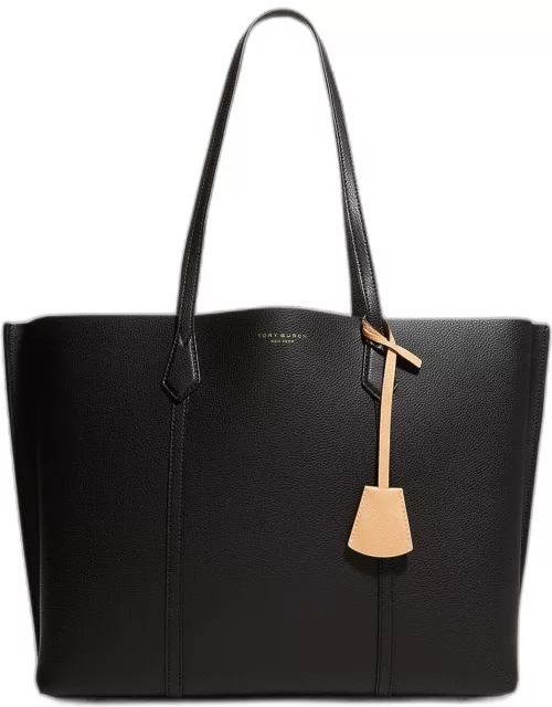 Perry Leather Shopper Tote Bag