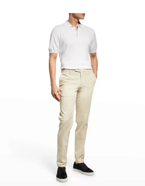 Men's Fine-Gauge Polo Shirt