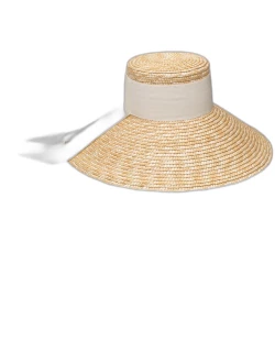 Mirabel Wide-Brim Straw Sun Hat