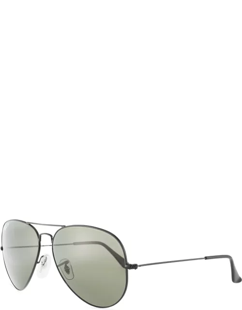 Metal Aviator Sunglasses, 58M