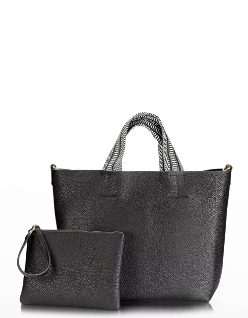 Leigh Pebble Leather Tote Bag