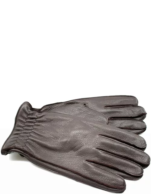 Men's Cashmere-Lined Leather Glove