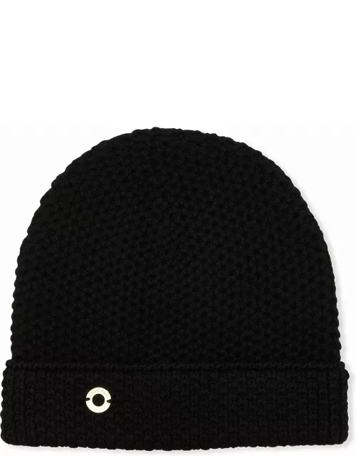 Rougement Chain-Knit Cashmere Beanie Hat