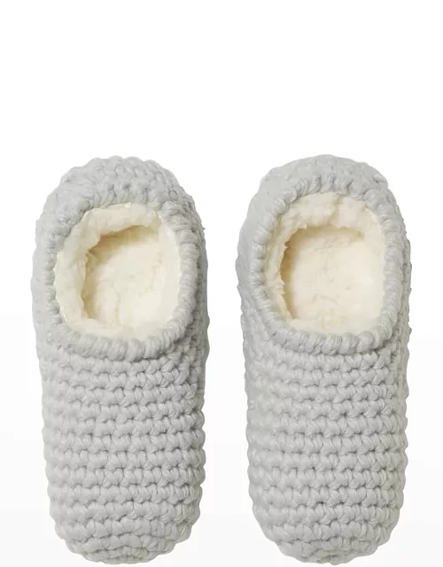 Wide-Knit Ankle Slipper Sock