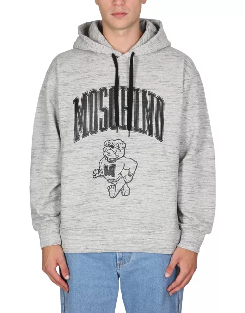 moschino sweatshirt with logo print