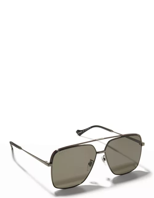 Men's Metal Aviator Sunglasse