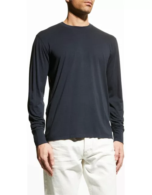 Men's Long-Sleeve Solid T-Shirt