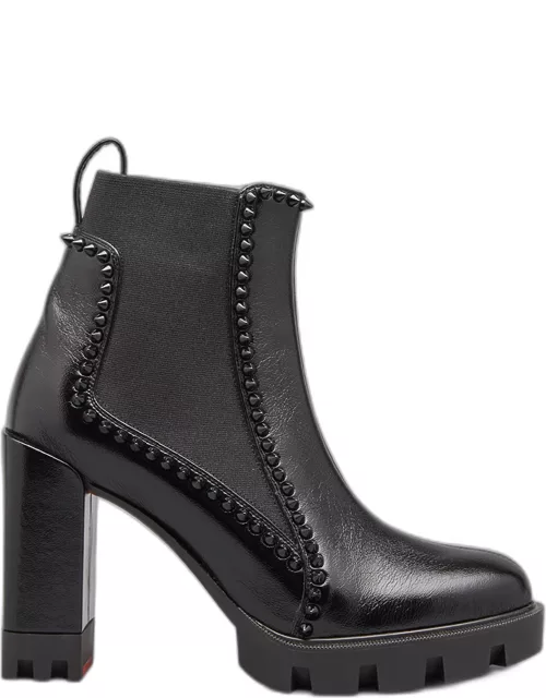 Outline Spikes Red Sole Chelsea Bootie