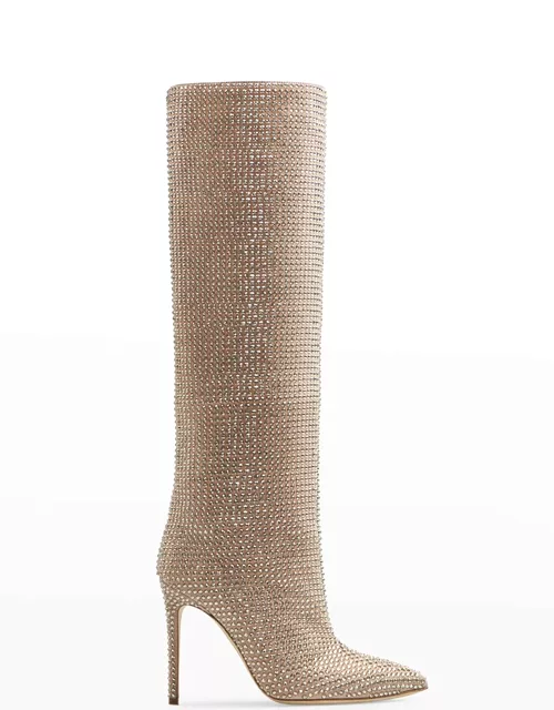 Holly Crystal Tall Stiletto Boot