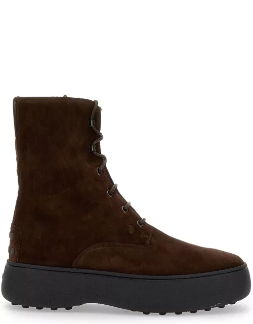 tod's lace-up boot