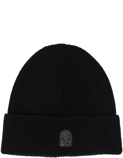 parajumpers beanie hat with logo