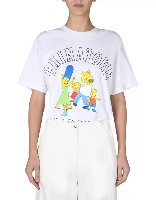 chinatown market x the simpsons "family simpson" t-shirt