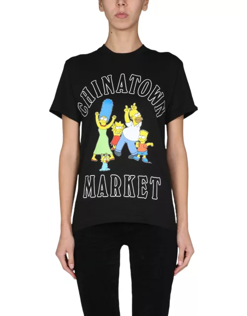 chinatown market x the simpsons "simpson family" t-shirt