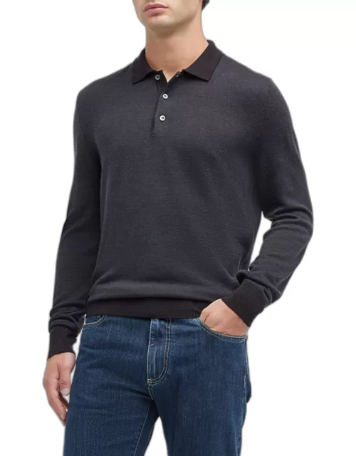 Men's Wool Polo Shirt
