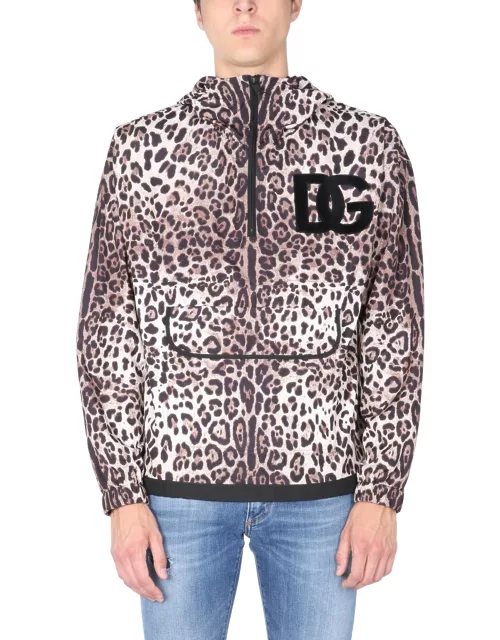 dolce & gabbana jacket with leopard print