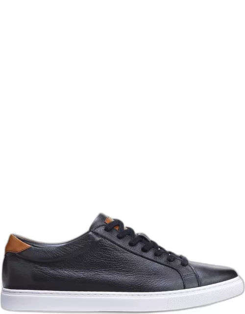 Men's Courtside Leather Low-Top Sneaker