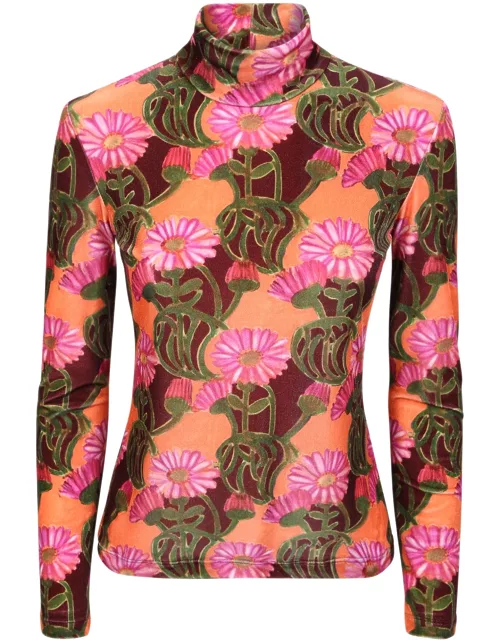 La DoubleJ Floral Print Sweater