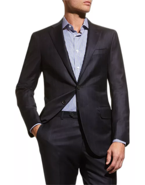 Men's Chalk Stripe Wool-Blend Suit