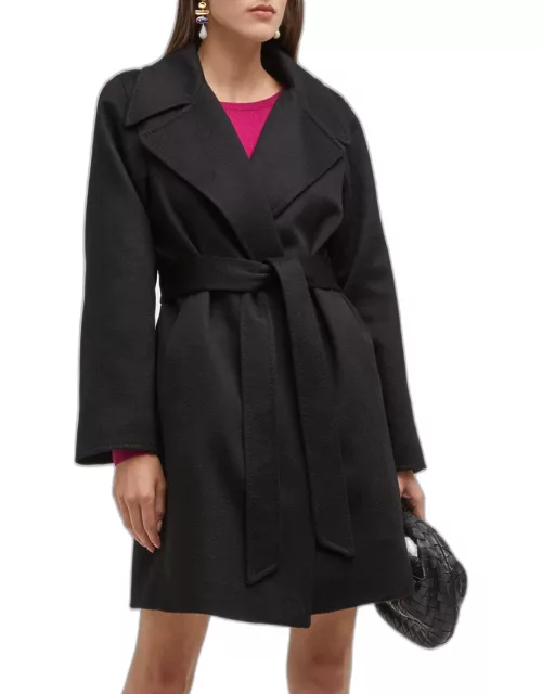Cashmere Belted Wrap Coat