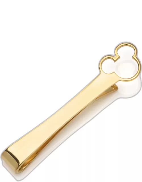 90th Anniversary Mickey Mouse Disney Silhouette Tie Bar