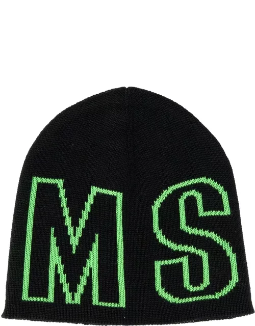 msgm beanie hat with logo