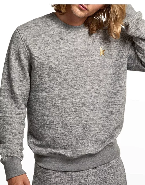 Men's Star Cotton-Stretch Sweatshirt
