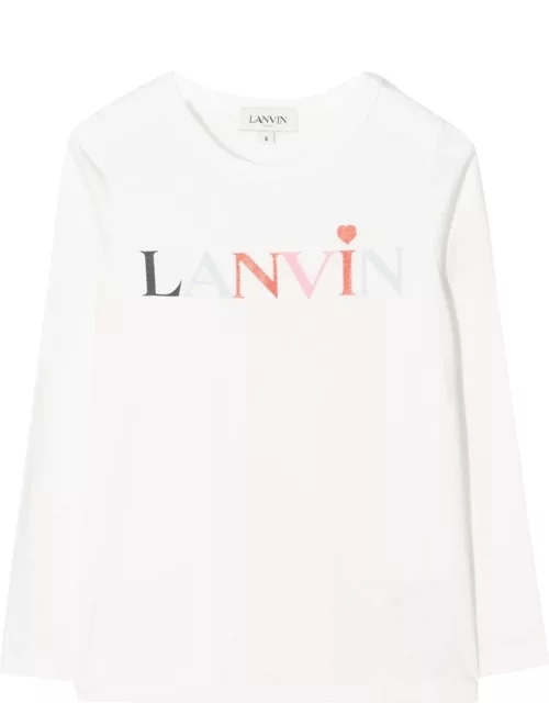 lanvin t-shirt con logo