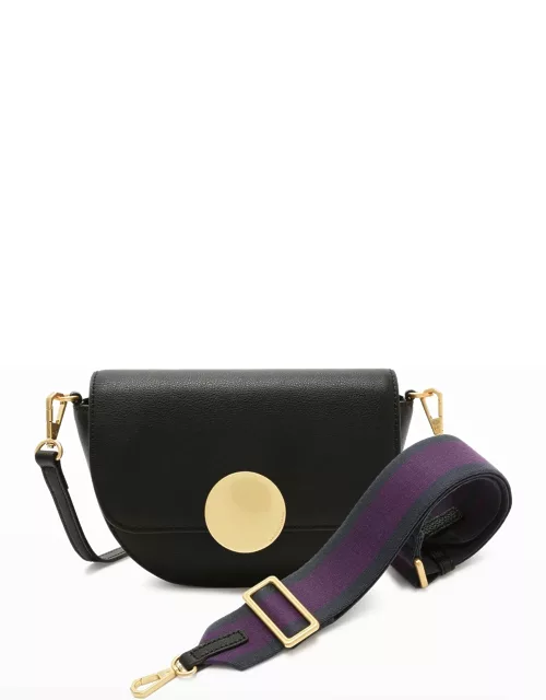 Lottie Saddle Leather Crossbody Bag