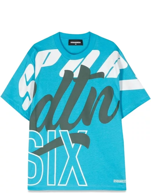 dsquared all over logo t-shirt