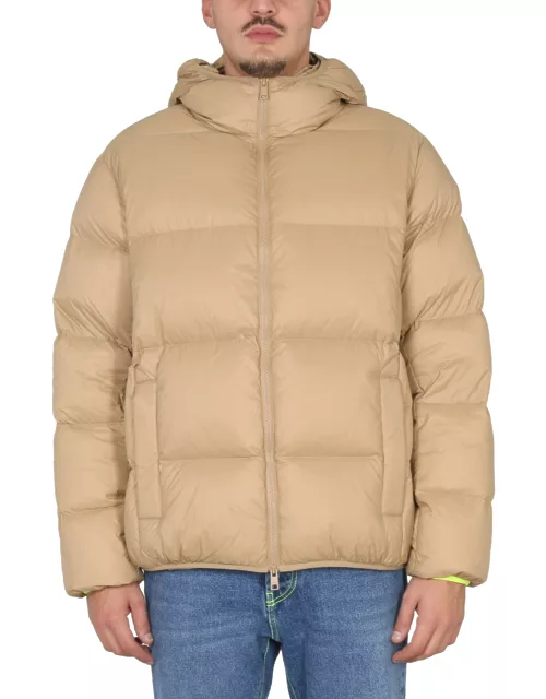 msgm down jacket with hood