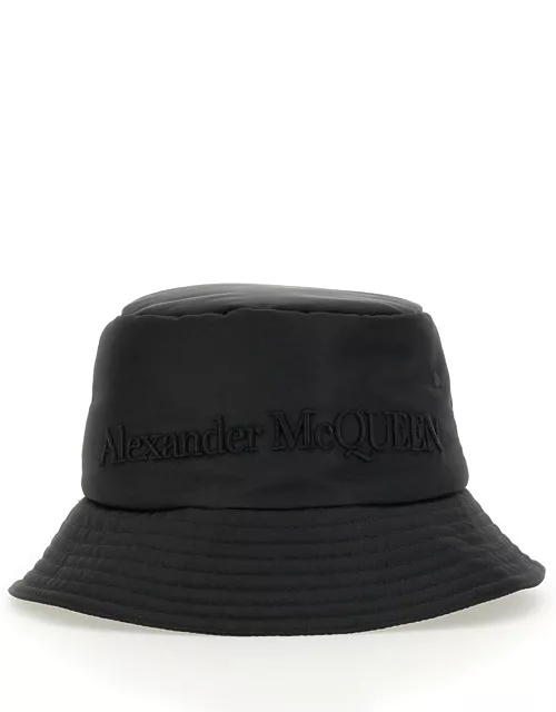 alexander mcqueen bucket hat with logo