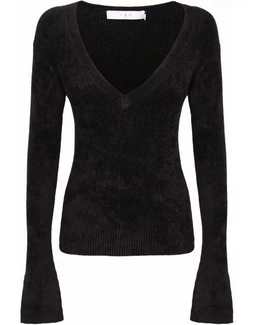 IRO Mattia V-neck Sweater Black