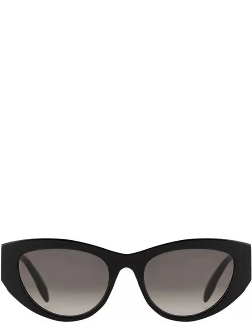 alexander mcqueen cat eye seal logo sunglasse