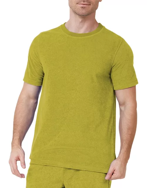 Men's Terrycloth Crewneck T-Shirt
