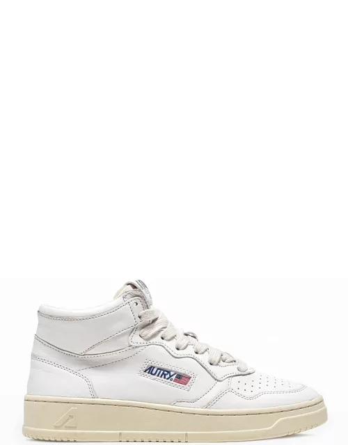 Medalist High-Top Leather Sneaker