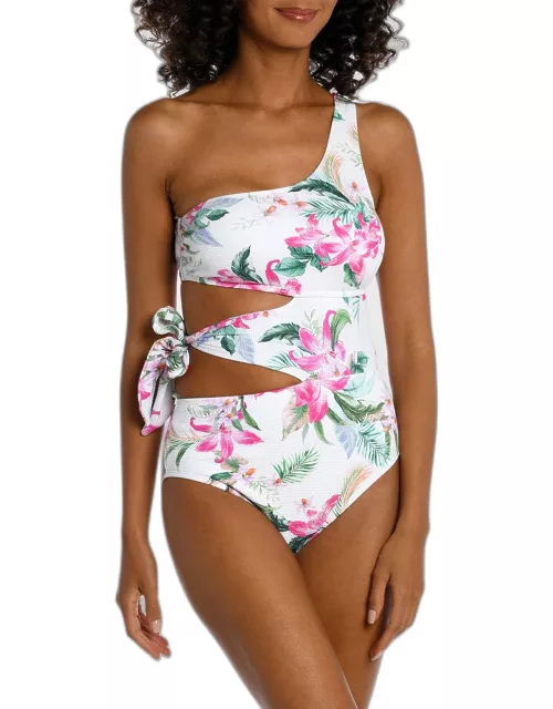 Mystic One-Shoulder One-Piece Swimsuit