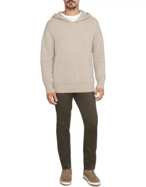 Men's Wool-Cashmere Pullover Hoodie