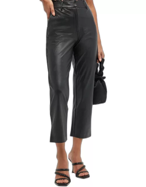 Faux-Leather Ankle Pant
