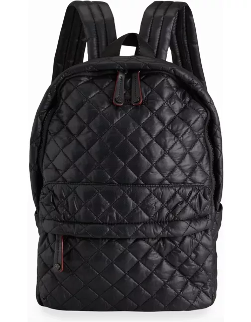 City Quilted Nylon Backpack
