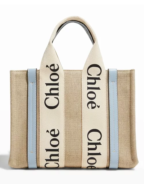 Woody Small Eco Linen Tote Bag