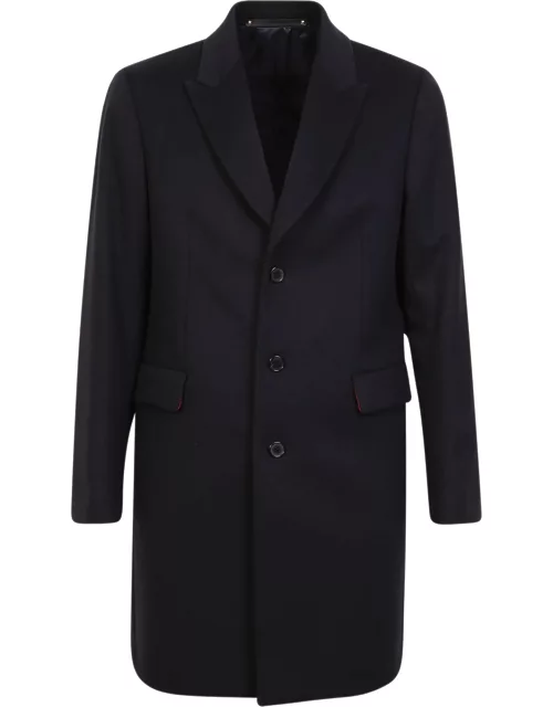Paul Smith Single-breasted Coat In Wool Blend By