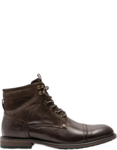 Men's Dunedin Leather Lace-Up Military Boot